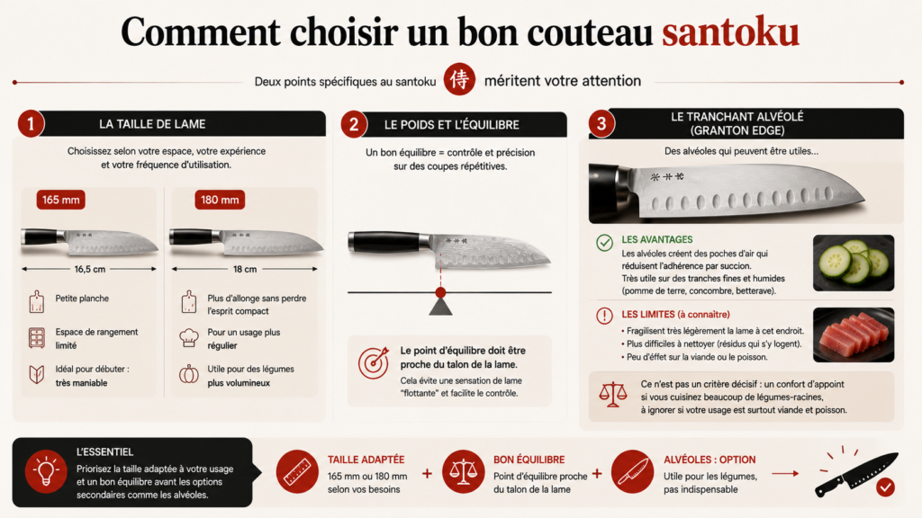 choisir couteau santoku