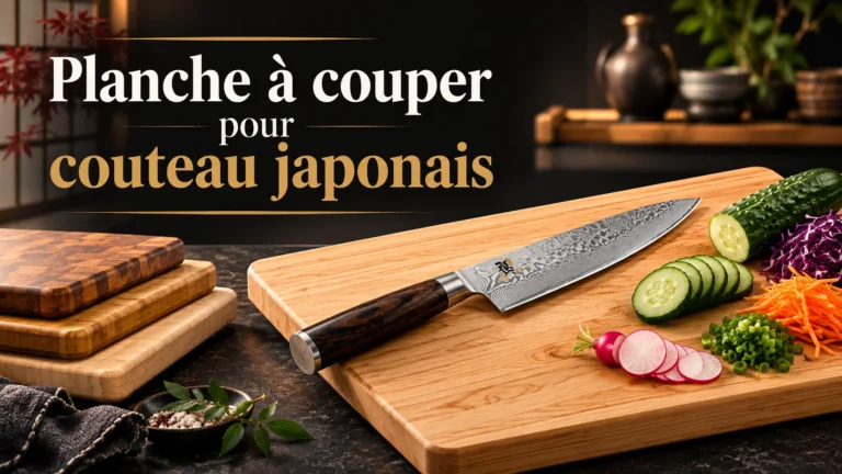 planche à découper couteau japonais
