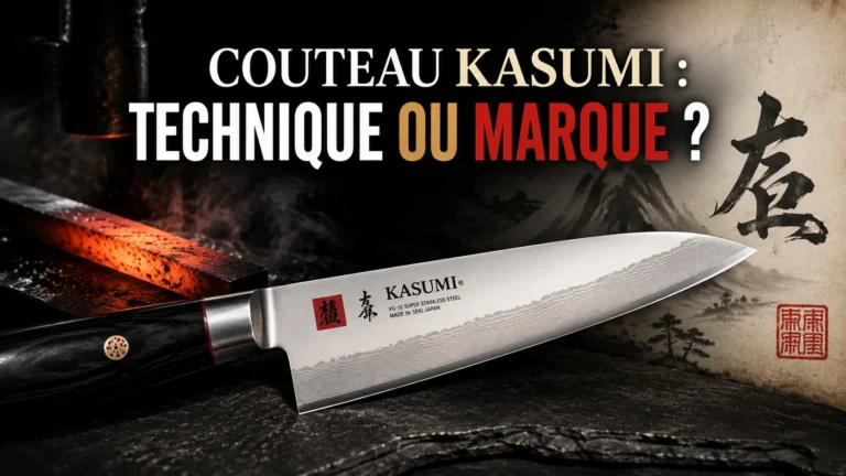 Couteau Kasumi - Technique ou Marque