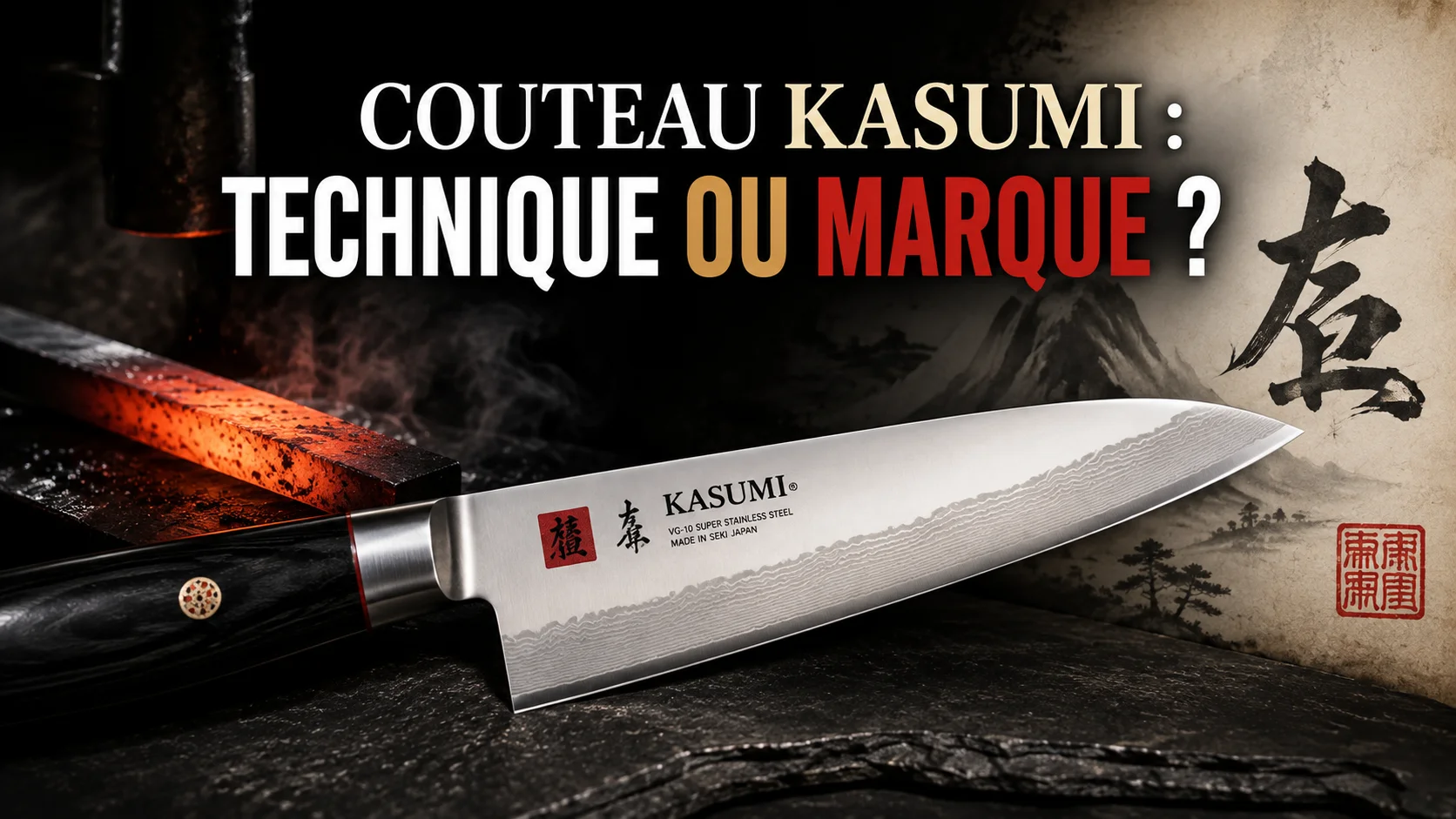 Couteau Kasumi - Technique ou Marque
