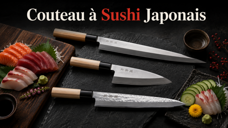 couteau à sushi japonais