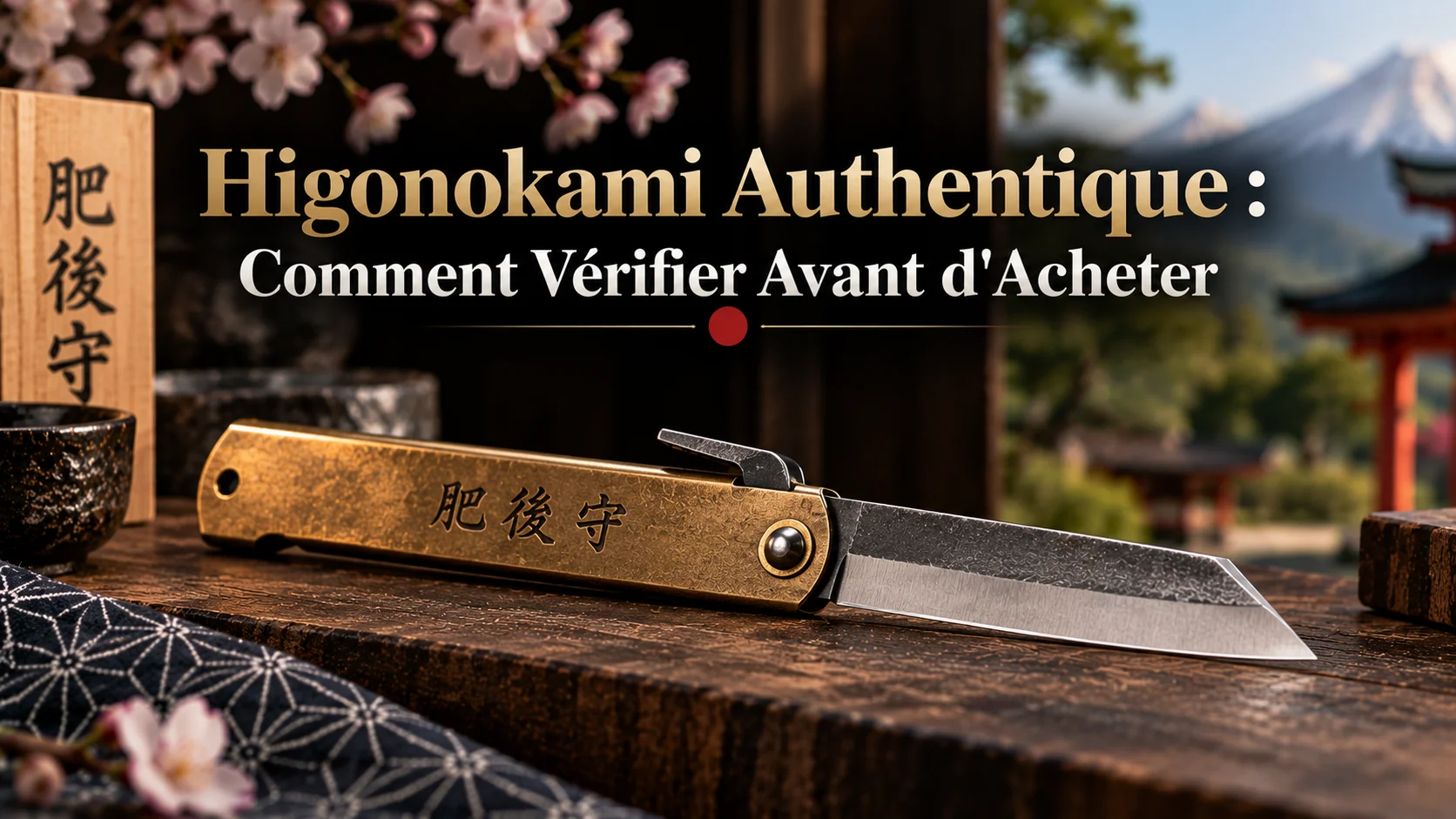 Authenticité du Higonokami au Japon