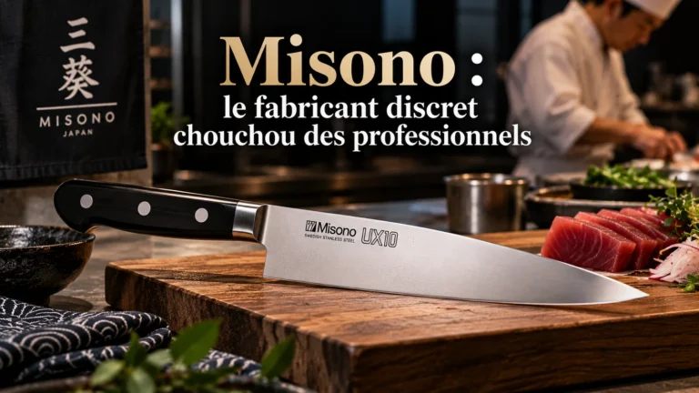 Couteau Misono, l’atelier des professionnels