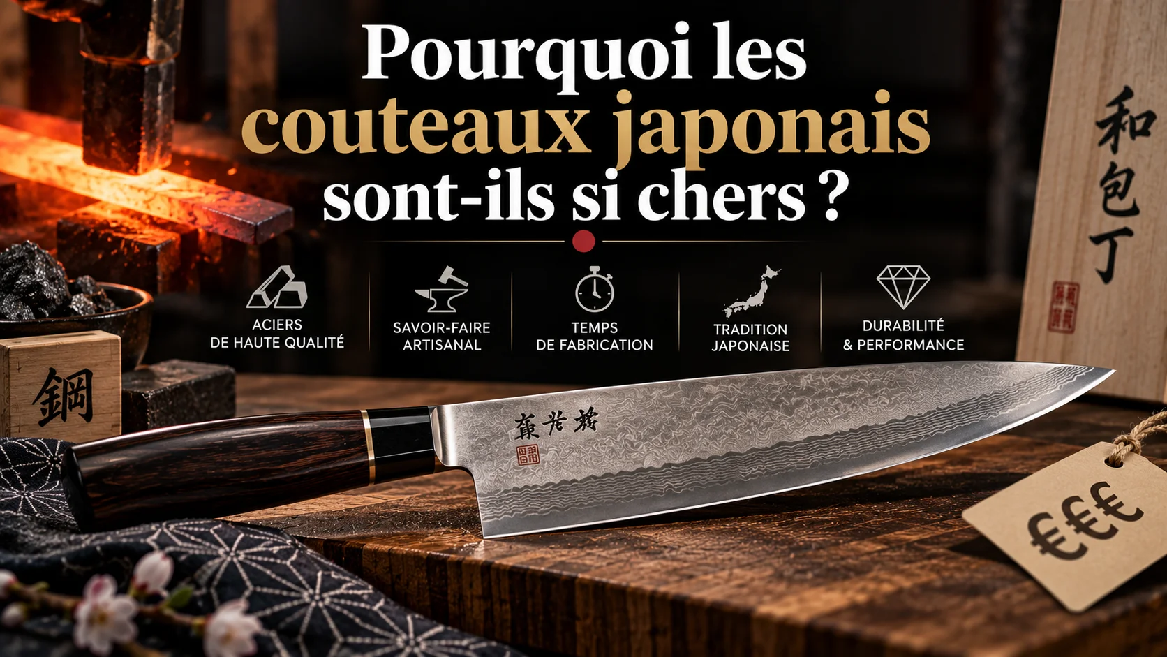 prix couteau japonais