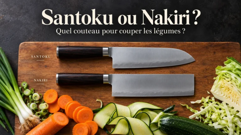 Santoku ou nakiri pour les légumes